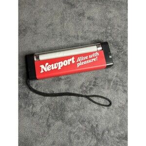 Vintage Newport Cigarette Advertisement Light Alive With Pleasure Red Rare Works